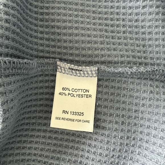 OUTLAW: Women Blue Lace Up Tie Front Crop Top, Size L - Picture 9 of 13